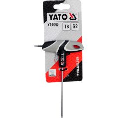   Torx kulcs, biztonsági(furatos) T8 "T" markolattal