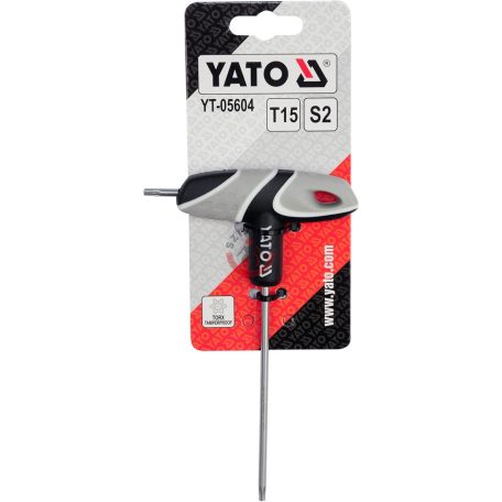Torx kulcs, biztonsági(furatos) T15 "T" markolattal
