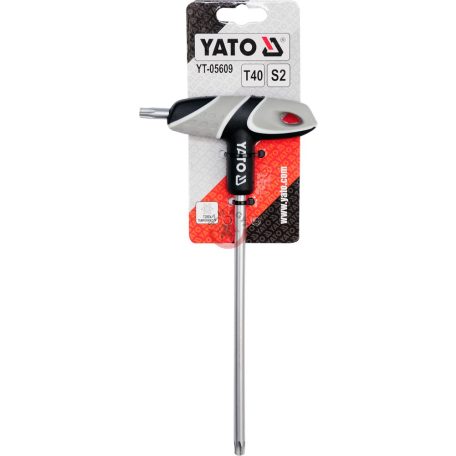 Torx kulcs, biztonsági(furatos) T40 "T" markolattal
