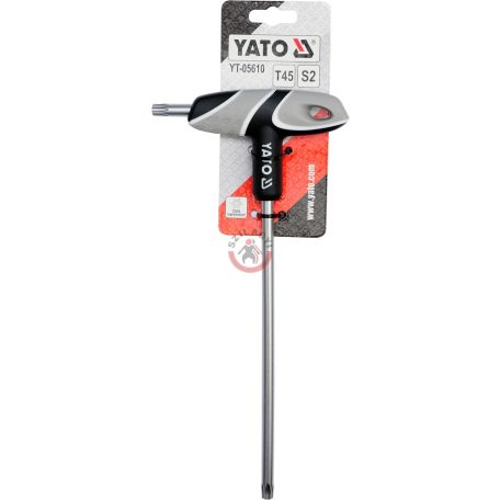 Torx kulcs, biztonsági(furatos) T45 "T" markolattal