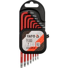 Torx kulcs készlet 7 részes, biztonsági(furatos)