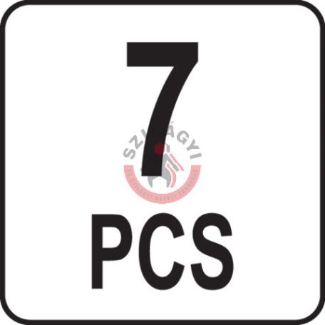 Torx kulcs készlet 7 részes, biztonsági(furatos)