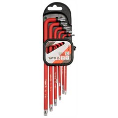   Torx kulcs készlet 9 részes, biztonsági(furatos), hosszított