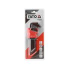Torx kulcs készlet 9 részes, biztonsági(furatos), hosszított T10-T50