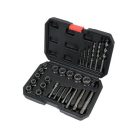 Roncsolt-, törtcsavar kiszedő és fúró készlet 26 részes 3/8"