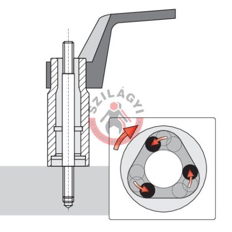 Sérült csavar és anya kiszedő készlet 17 részes