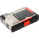 Törtcsavar kiszedő készlet 25 részes (belső torx, imbusz és spline csavarokhoz)