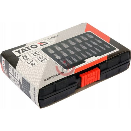 Törtcsavar kiszedő készlet 25 részes (belső torx, imbusz és spline csavarokhoz)