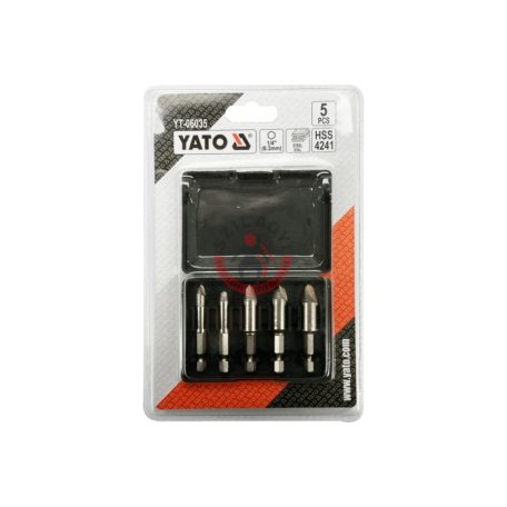 Törtcsavar kiszedő készlet 5 részes bitbefogás