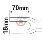 Gömbfej kiütő villa 200mm