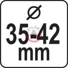 Axiál csukló szerelő 35-42mm