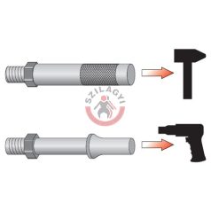 Gömbfej kiütő villa készlet 5 részes