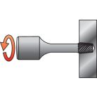 Törtcsavar kiszedő készlet 5 részes 1/2"