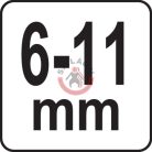 Sérült csavarkiszedő 6 - 11mm