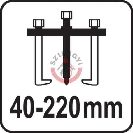 Csapágylehúzó készlet 2 karos 40-220mm