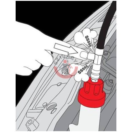 Autó hűtőrendszer nyomásmérő készlet 14 részes