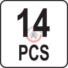 Autó hűtőrendszer nyomásmérő készlet 14 részes