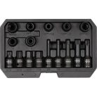 Féknyereg szerelő gépi dugókulcs készlet 16 részes 1/2" CrMo
