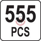 Sasszeg készlet 555 részes