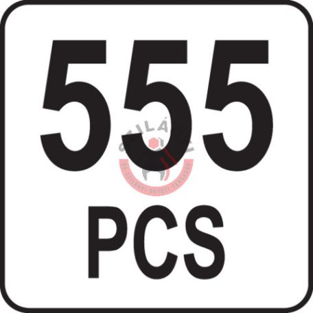 Sasszeg készlet 555 részes