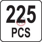 Seeger gyűrű készlet 225 részes /külső, belső/