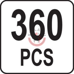 Kábel csatlakozó készlet 360 részes