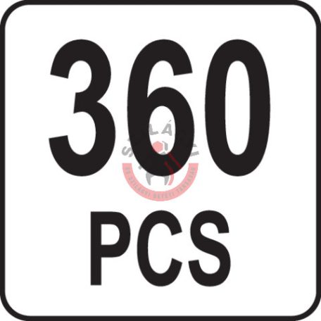 Kábel csatlakozó készlet 360 részes