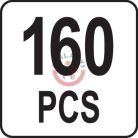 Kábel csatlakozó készlet 160 részes