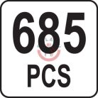 Szigetelt sarukészlet 685 részes