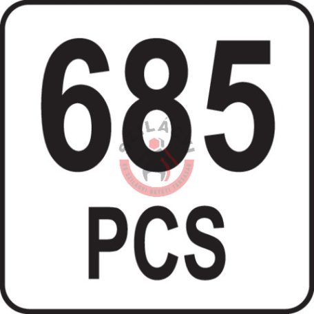 Szigetelt sarukészlet 685 részes