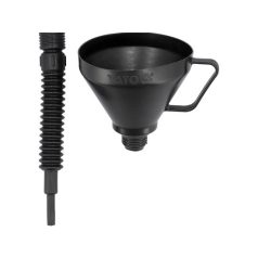 Műanyag 150 mm átmérőjű tölcsér flexibilis csővel