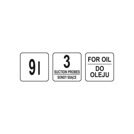 Kézi olajleszívó , féklégtelenítő 9L, 3db adapterrel