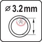 Zsírzó szár L=500mm D=3,2mm