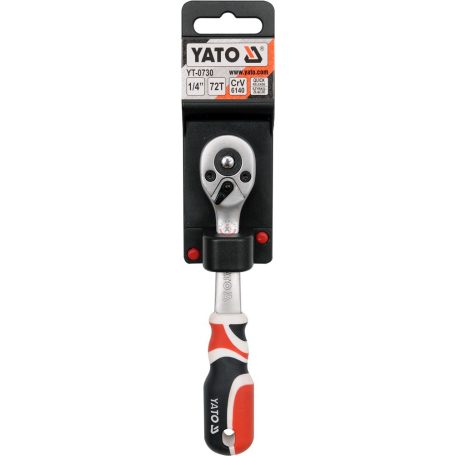 Racsnis hajtókar hajlított 1/4" 72T