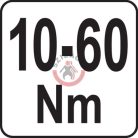 Nyomatékkulcs 1/2" 10-60Nm