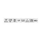 Ablakos nyomatékkulcs 1/4" 2-26 Nm