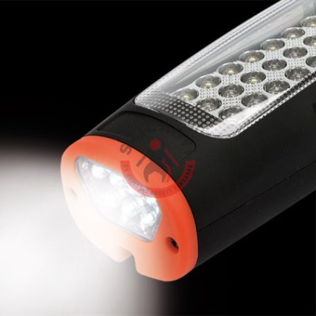Szerelőlámpa 30+7 LED 3.7V 2000mAh Li-Ion, USB
