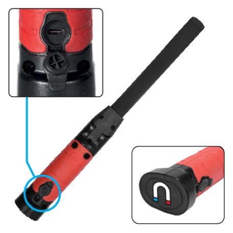 Akkumulátoros szerelő LED lámpa 5W+3W