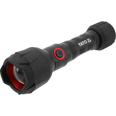 LED-es újratölthető USB-C zseblámpa 10W, IPX4, 1000lm, 7500-8500K (2000mAh/3,7V)