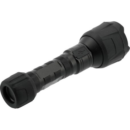 LED-es újratölthető USB-C zseblámpa 10W, IPX4, 1000lm, 7500-8500K (2000mAh/3,7V)