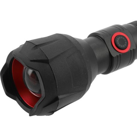 LED-es újratölthető USB-C zseblámpa 10W, IPX4, 1000lm, 7500-8500K (2000mAh/3,7V)