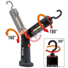 Szerelőlámpa LED 3,7V 2200mAh Li-Ion, USB