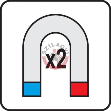 Állítható sablon mágnes 85x65x22mm 2x22.5 kg