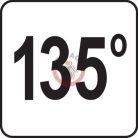 Sablon mágnes 22.5kg, 102x155x17mm, 45°, 90°, 135°