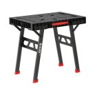 Összecsukható műanyag munkaasztal 850x610x787 mm, max 650kg