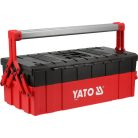Műanyag szerszámos láda 3 tagos, 460x265x158 mm, max 30kg