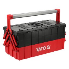 Műanyag szerszámos láda 5 tagos, 460x265x208 mm, max 30kg