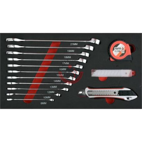 Gurulós szerszámos koffer 3 részes 2 fiókos szerszámokkal