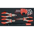 Gurulós szerszámos koffer 3 részes 2 fiókos szerszámokkal