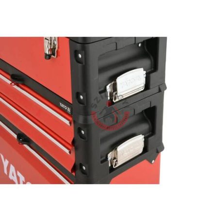 Gurulós szerszámos koffer 3 részes 2 fiókos szerszámokkal